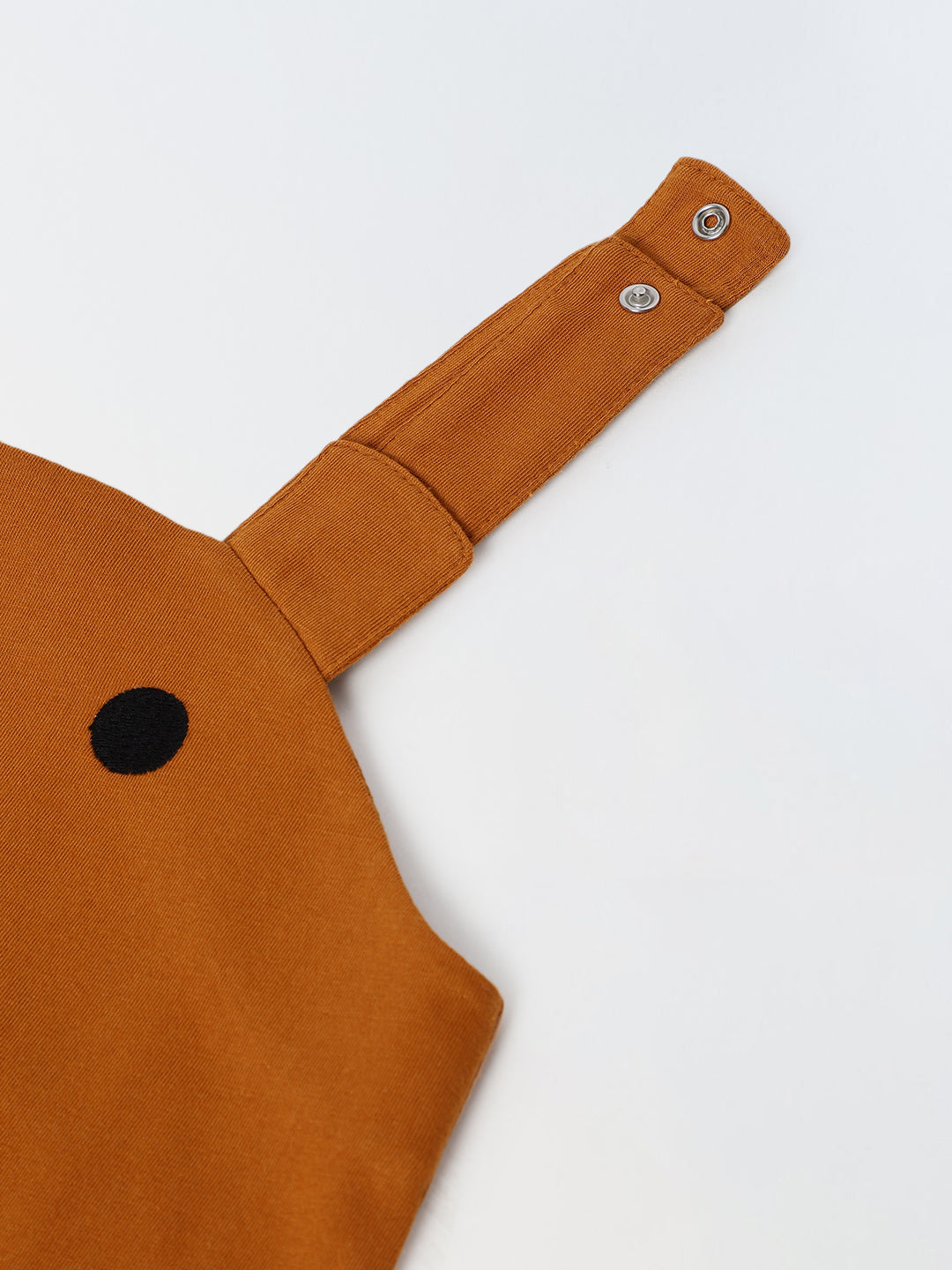 Infant Orange Cotton Jersey Romper