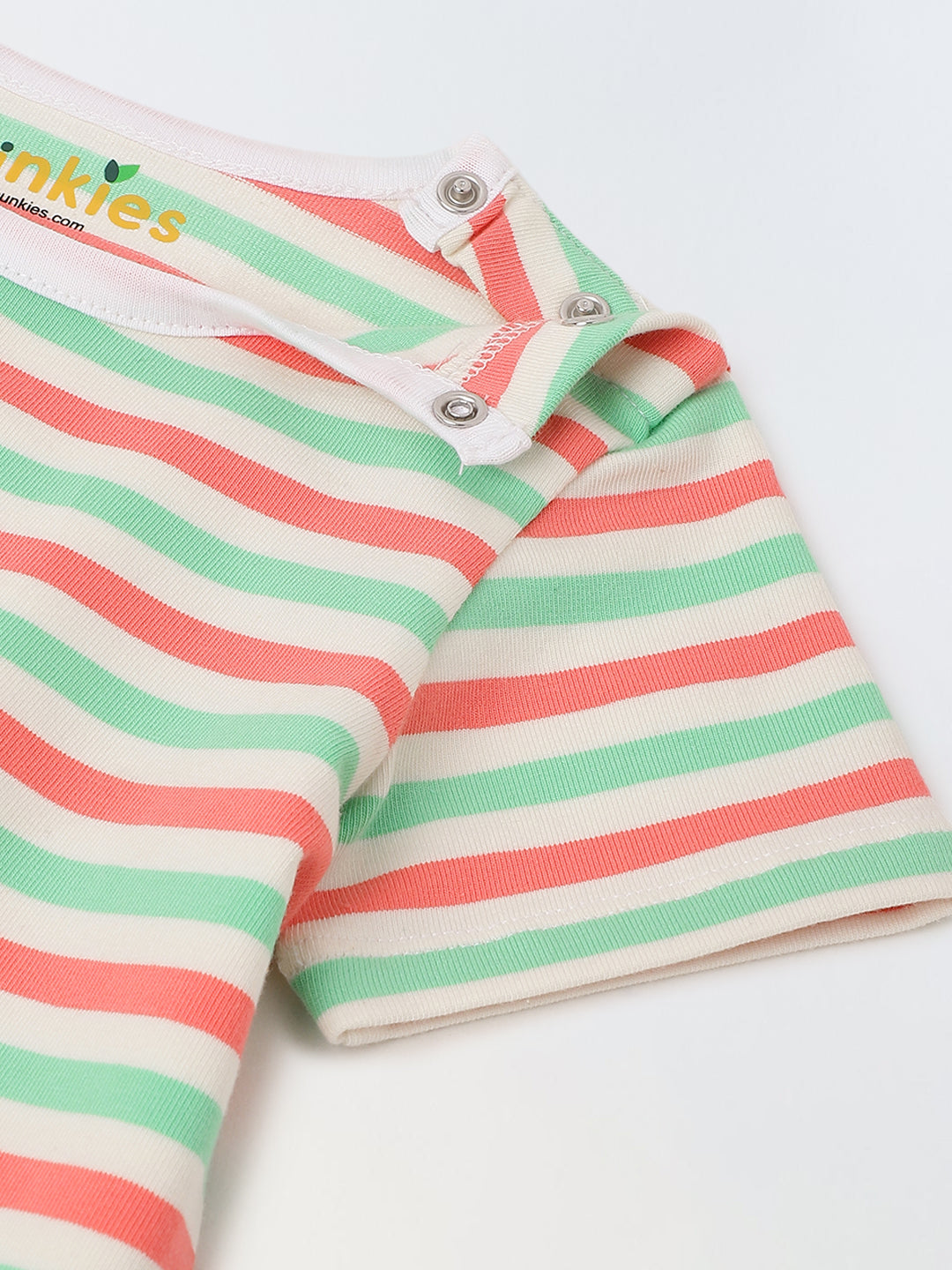 Pack of 3 Infant Cotton Round Neck Romper for Kids