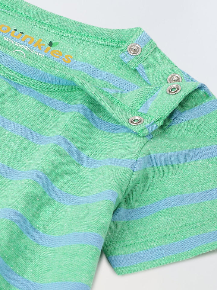 Pack of 3 Infant Cotton Round Neck Romper for Kids