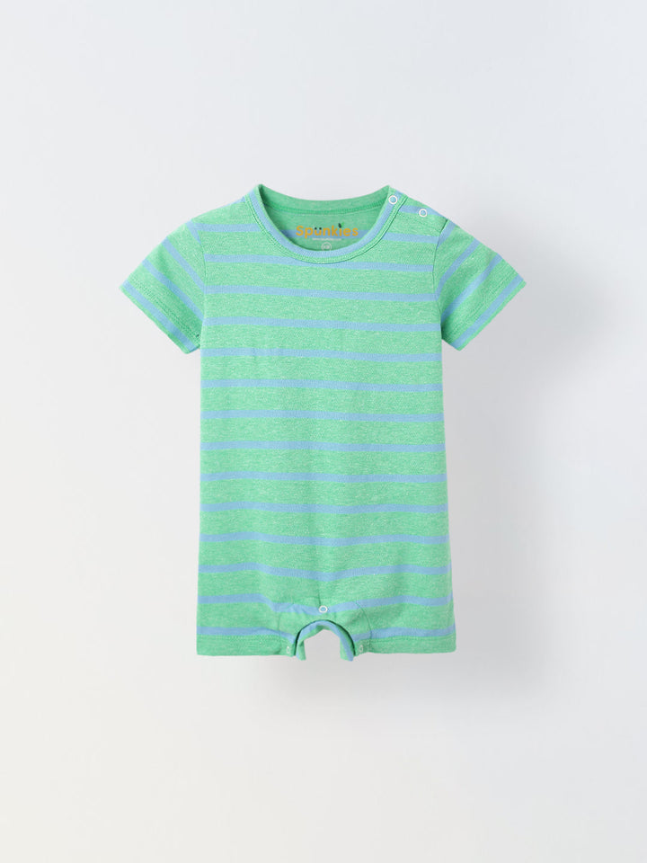 Pack of 3 Infant Cotton Round Neck Romper for Kids