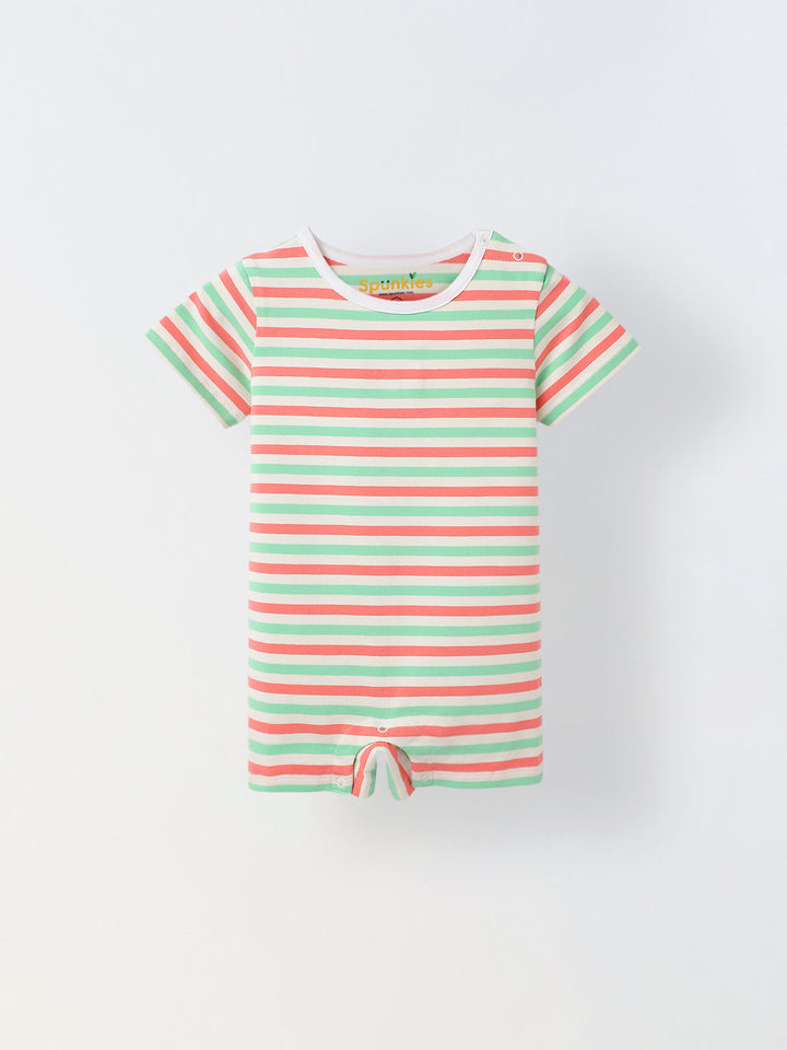 Pack of 3 Infant Cotton Round Neck Romper for Kids