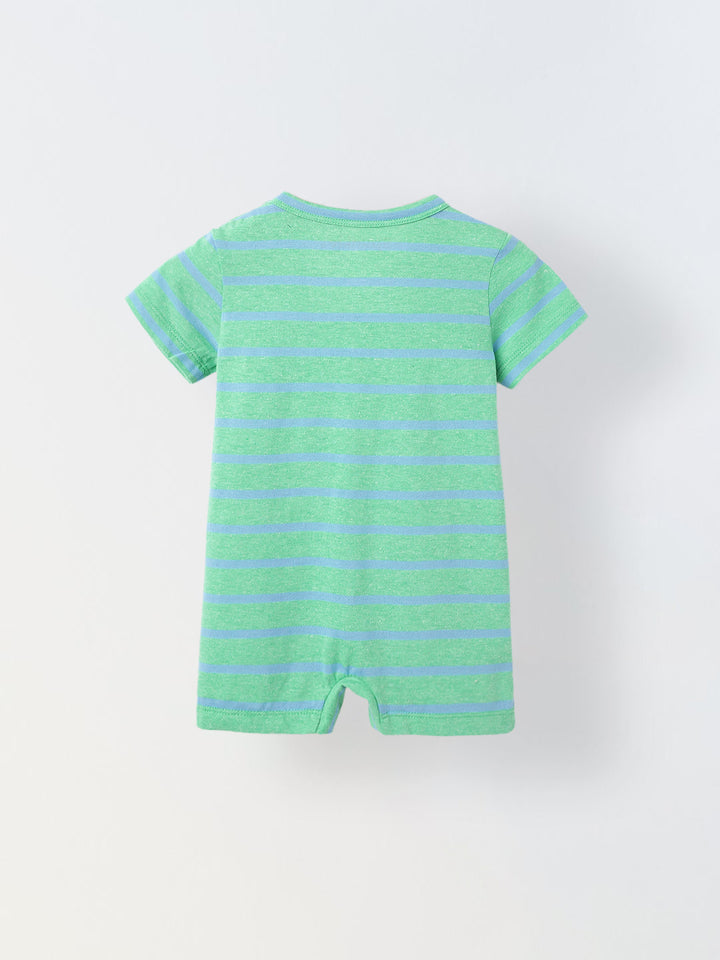 Pack of 3 Infant Cotton Round Neck Romper for Kids