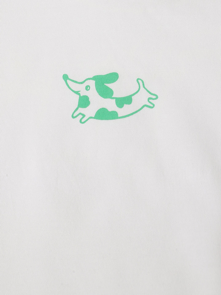 Infant Cotton White Full Sleeve Printed Sets