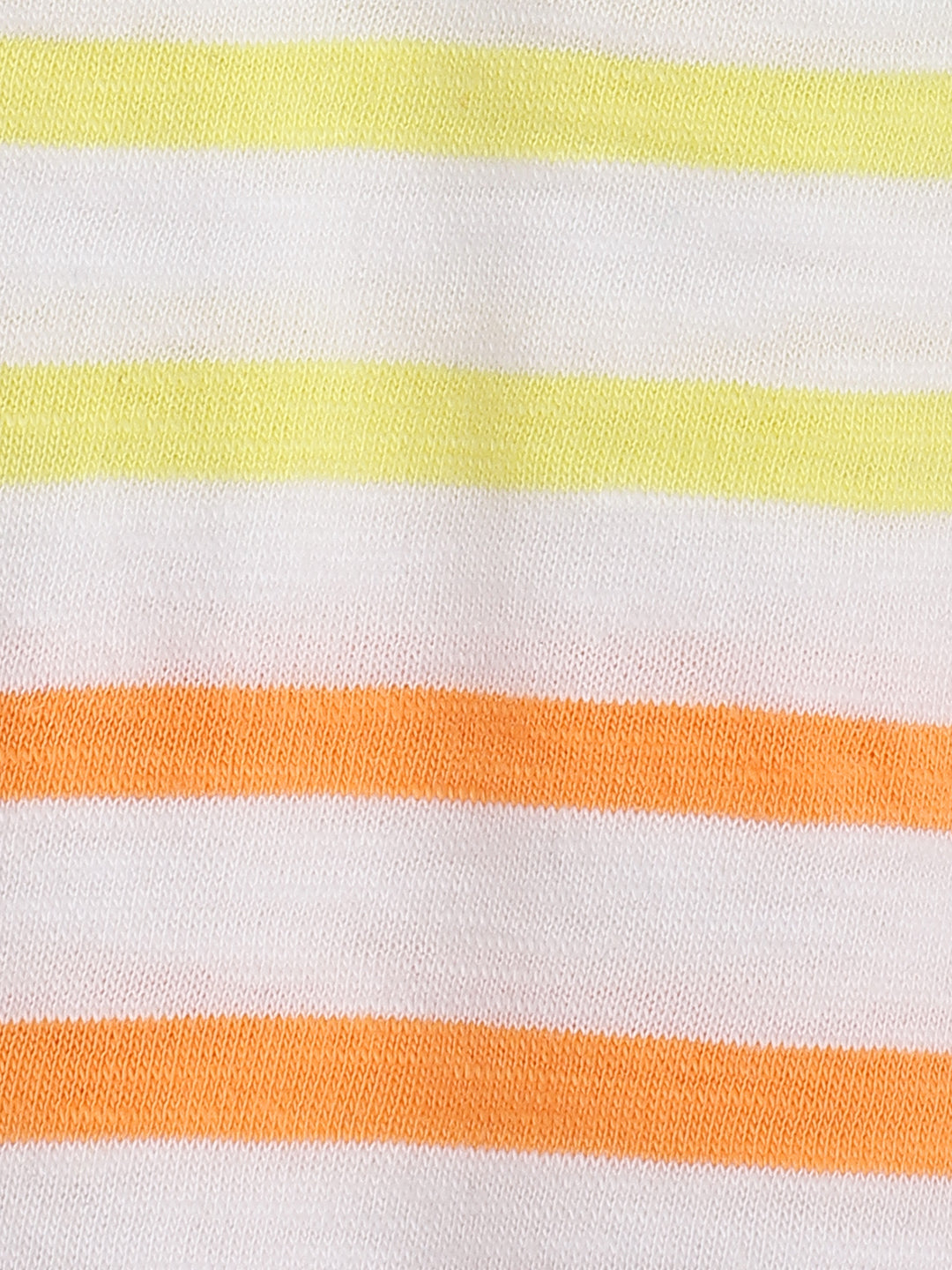 Infant Multicolour Stripe Cotton Round Neck Romper