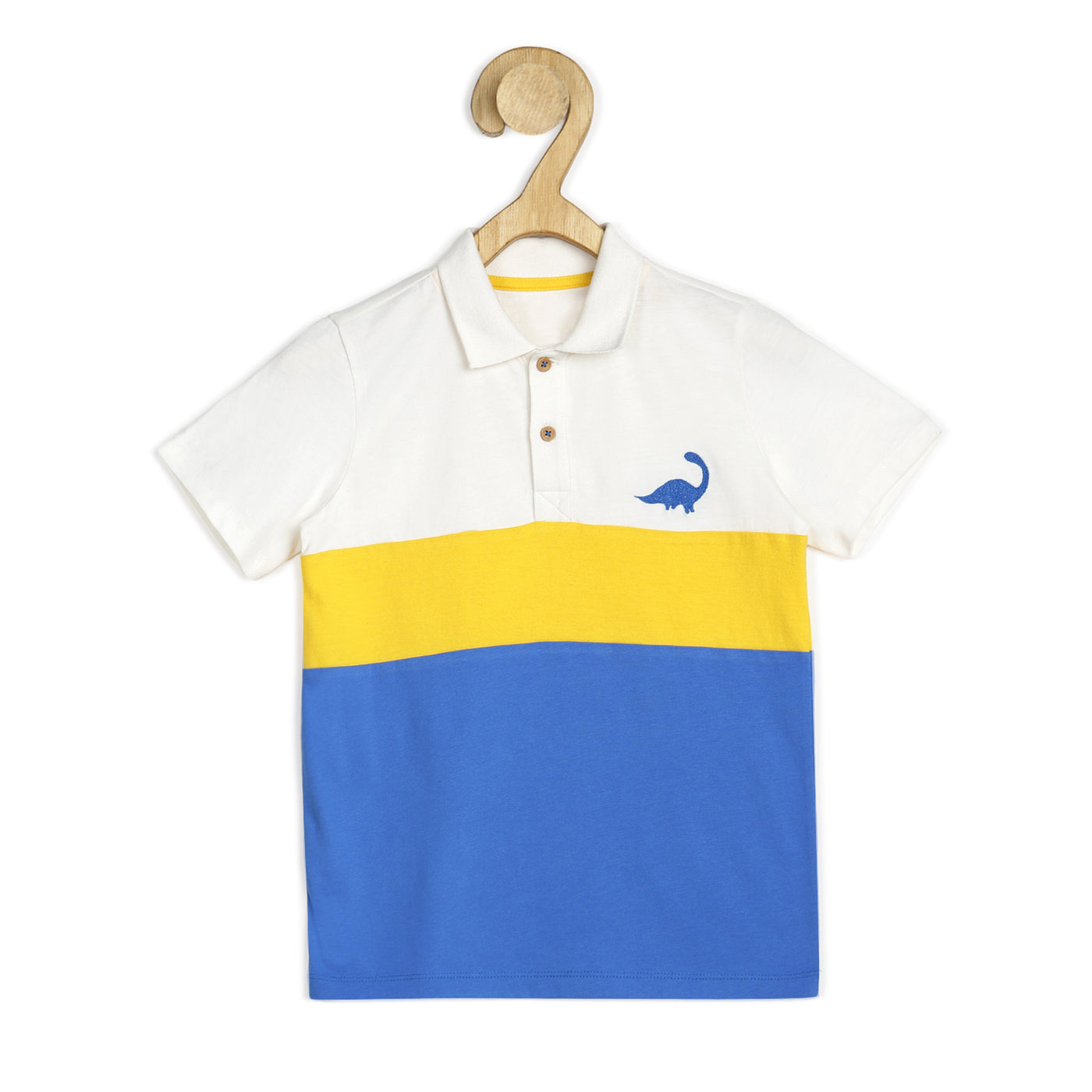 Kid Boys Multi-Color T-Shirt and Animal Logo Shorts Set