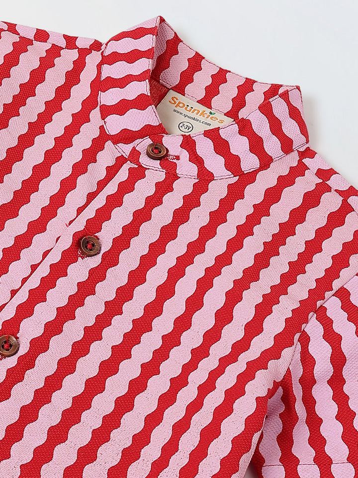 Spunkies Waves Shirt & Shorts Set