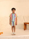Boys Striped Summer Wear Sets