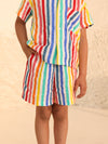 Boys Striped Summer Wear Sets