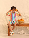 Boys Striped Summer Wear Sets