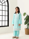 Girls Aqua Long Sleeve Kids Set
