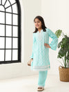 Girls Aqua Long Sleeve Kids Set