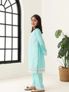Girls Aqua Long Sleeve Kids Set