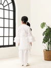 Girls White Long Sleeve Kids Set