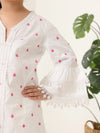 Girls White Long Sleeve Kids Set