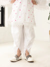 Girls White Long Sleeve Kids Set