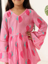 Girls Pink Long Sleeve Kids Set