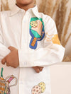 Spunkies Boys Cotton Shirt with Graphic Design