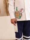 Spunkies Boys Cotton Shirt with Graphic Design