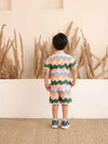 Spunkies Rainbow Waves Shirt & Shorts Set