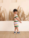 Spunkies Rainbow Waves Shirt & Shorts Set
