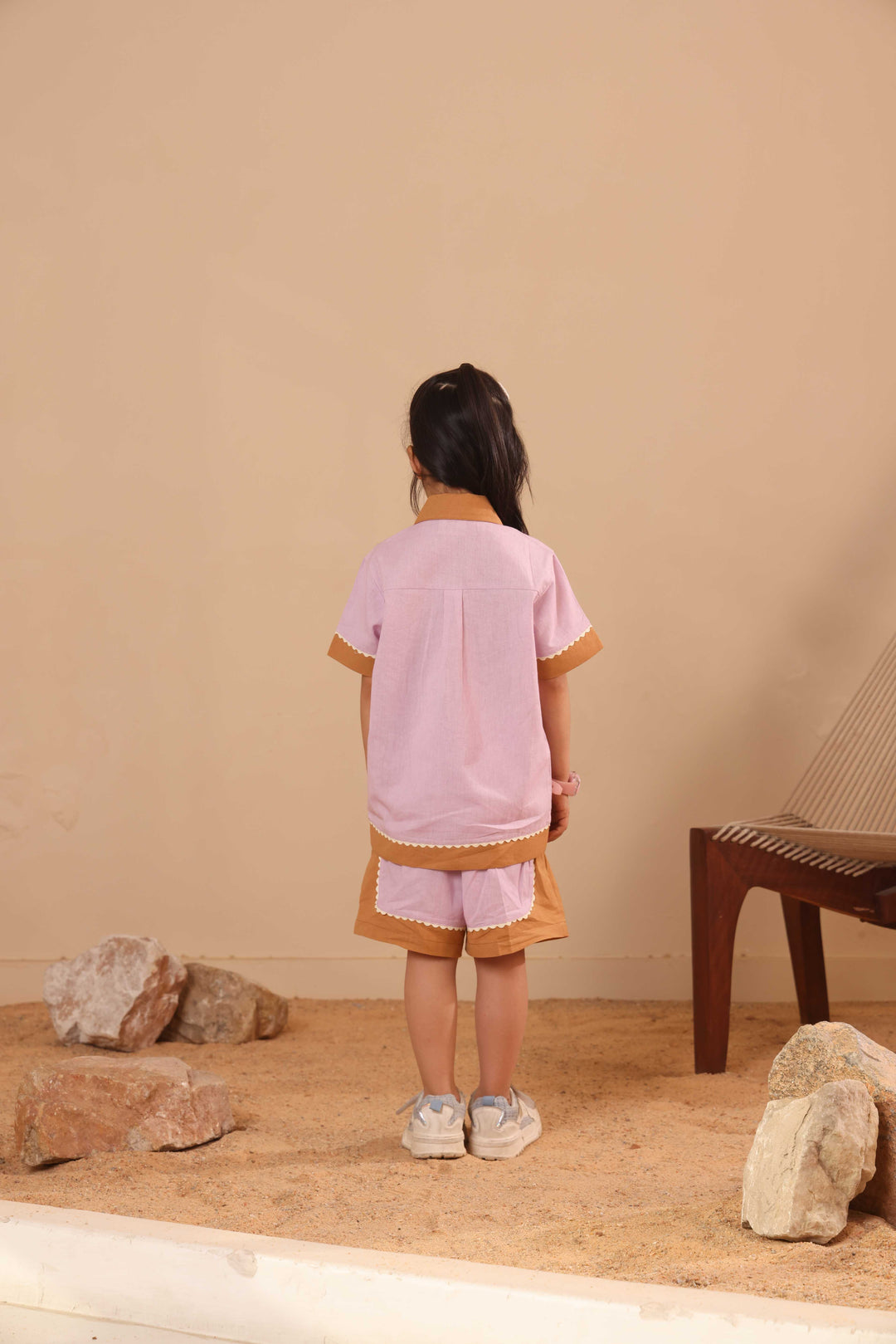 Spunkies Girls Purple T-Shirt and Shorts Set