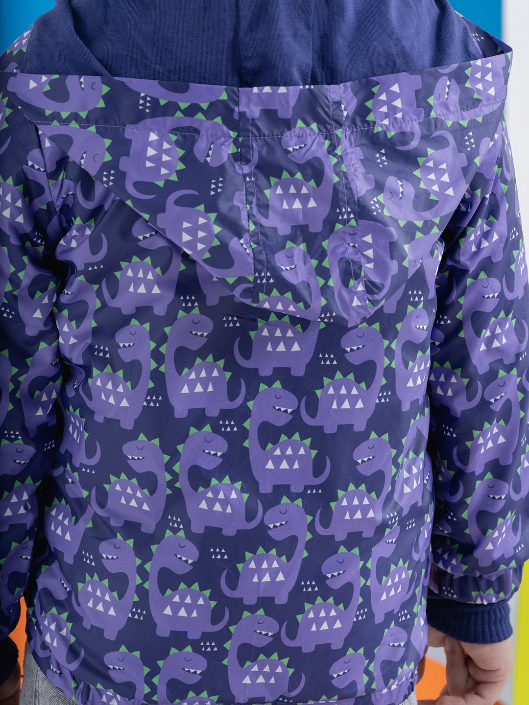 Stylish Unisex Blue Jackets With Contrast Vision Zipper