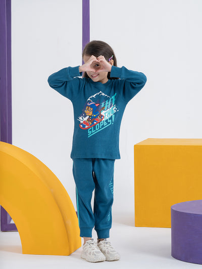 Blue Paw Patrol Unisex Sets with Contrasting Side