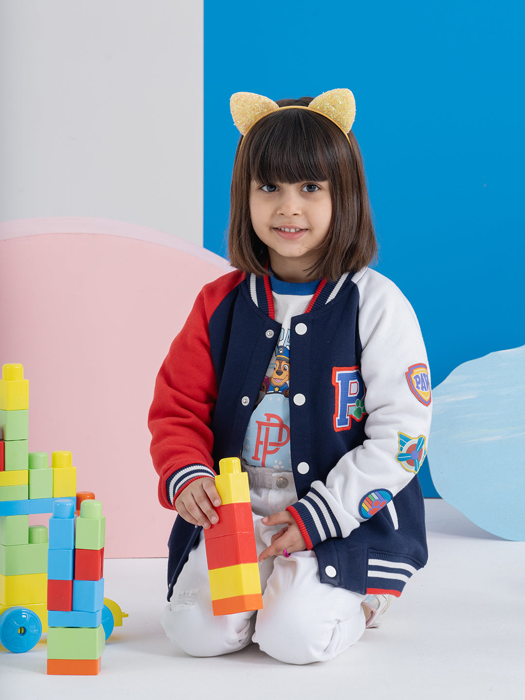 Vêtement Enfant Licencié Paw Patrol Veste De Baseball Rétro Pour