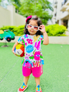 Girls Cartoon Print Everyday Play sets