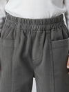 Infants Brown Rib Texture Couduroy Trousers