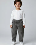 Infants Brown Rib Texture Couduroy Trousers