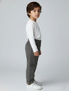 Infants Brown Rib Texture Couduroy Trousers
