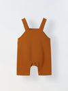 Infant Orange Cotton Jersey Romper