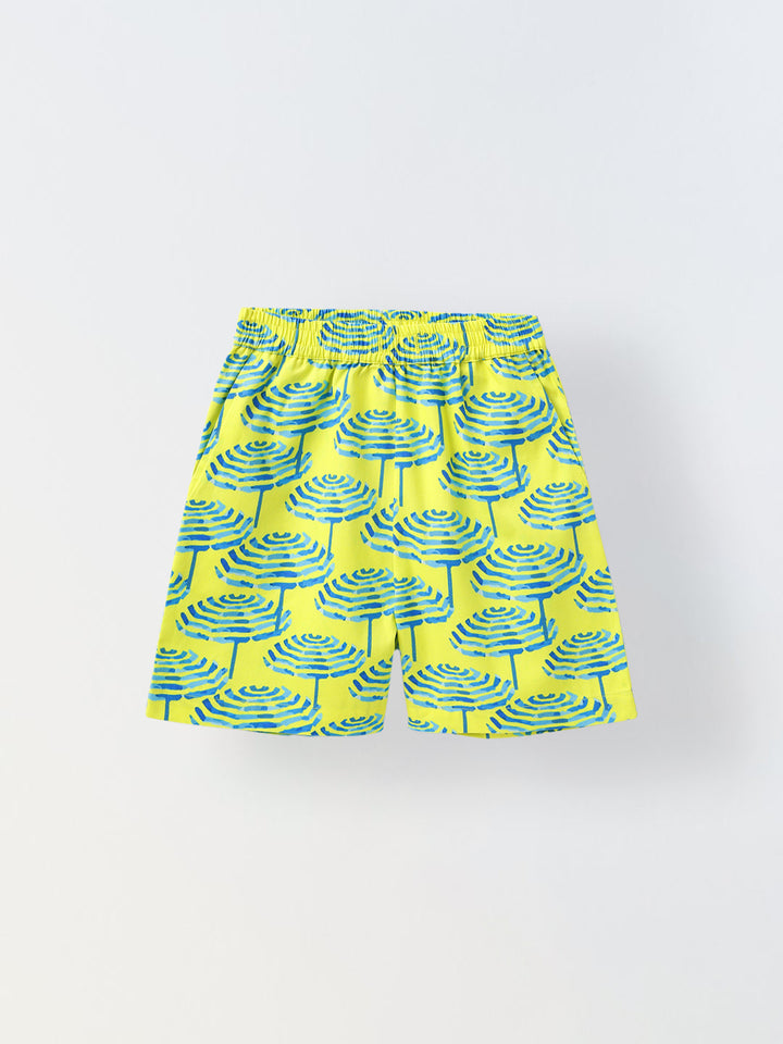 Lime Geometric Print Co-Ord Set- Boy