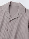 Summer Cotton Structured Fabric Boys Shirt Set
