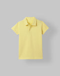 Spunkies Yellow Collar Short Sleeves Polo Tshirt