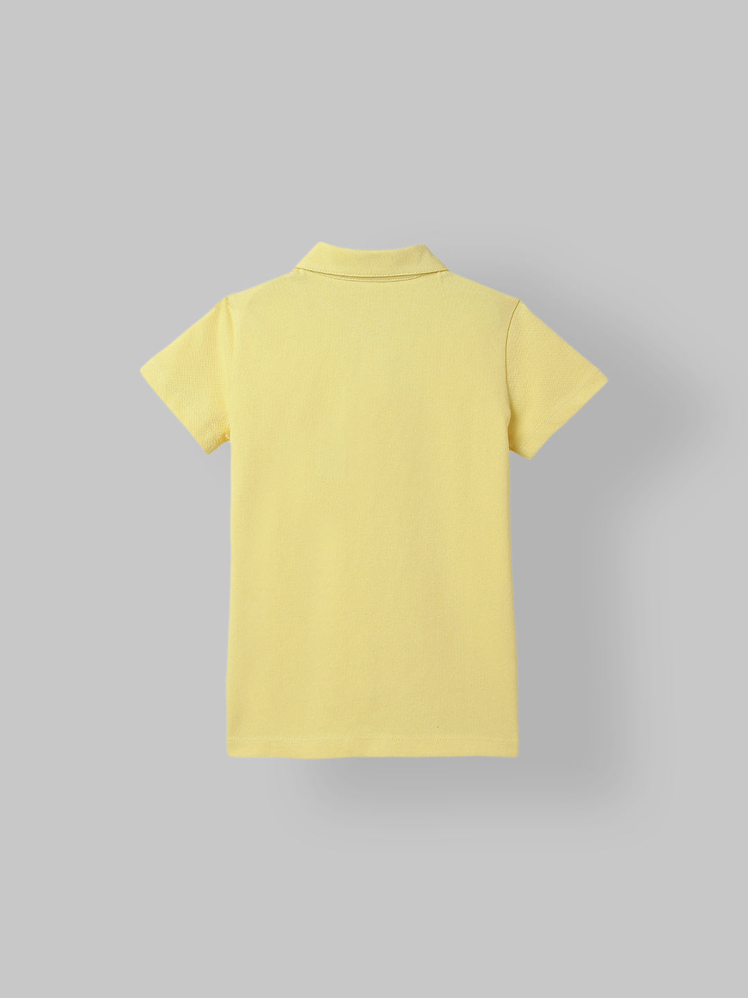 Spunkies Yellow Collar Short Sleeves Polo Tshirt