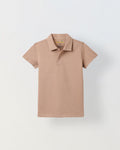 Spunkies Sand Collar Short Sleeves Polo Tshirt