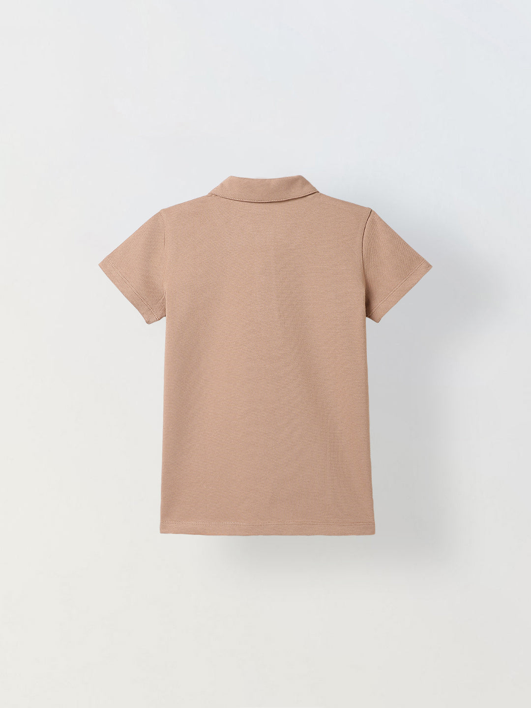 Spunkies Sand Collar Short Sleeves Polo Tshirt