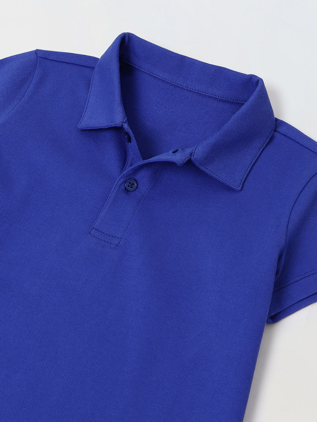 Spunkies Blue Collar Short Sleeves Polo Tshirt