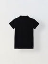 Spunkies Black Collar Short Sleeves Polo Tshirt