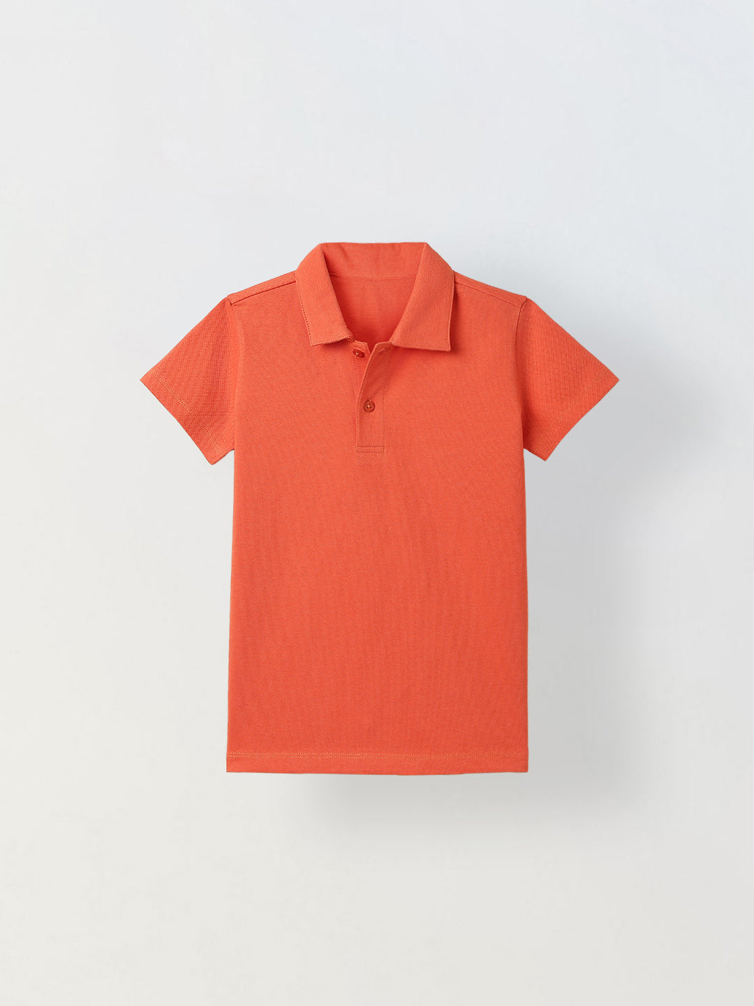 Spunkies Rust Collar Short Sleeves Polo Tshirt