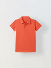 Spunkies Rust Collar Short Sleeves Polo Tshirt