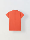Spunkies Rust Collar Short Sleeves Polo Tshirt