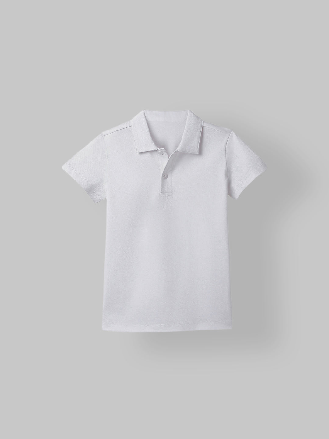 Spunkies White Collar Short Sleeves Polo Tshirt