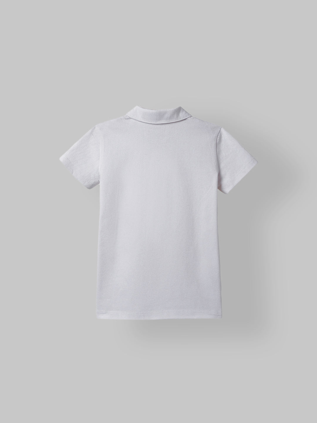 Spunkies White Collar Short Sleeves Polo Tshirt