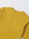 Spunkies Boys Mustard Full Sleeve T-Shirt & Jogger Set