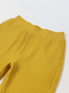 Spunkies Boys Mustard Full Sleeve T-Shirt & Jogger Set