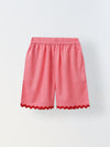 Pink Cotton Shirt and Short Co-Ord Set-Girls