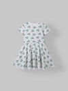 Spunkies Girls White 100% Cotton ShortSleeve  Tops